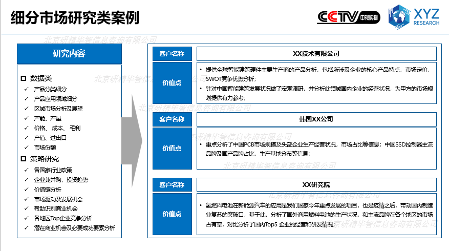細分市場研究類案例